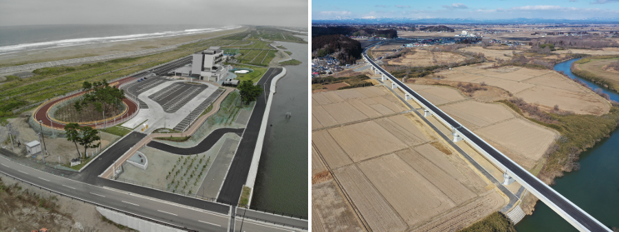 名取サイクルスポーツセンター，みやぎ県北高速幹線道路